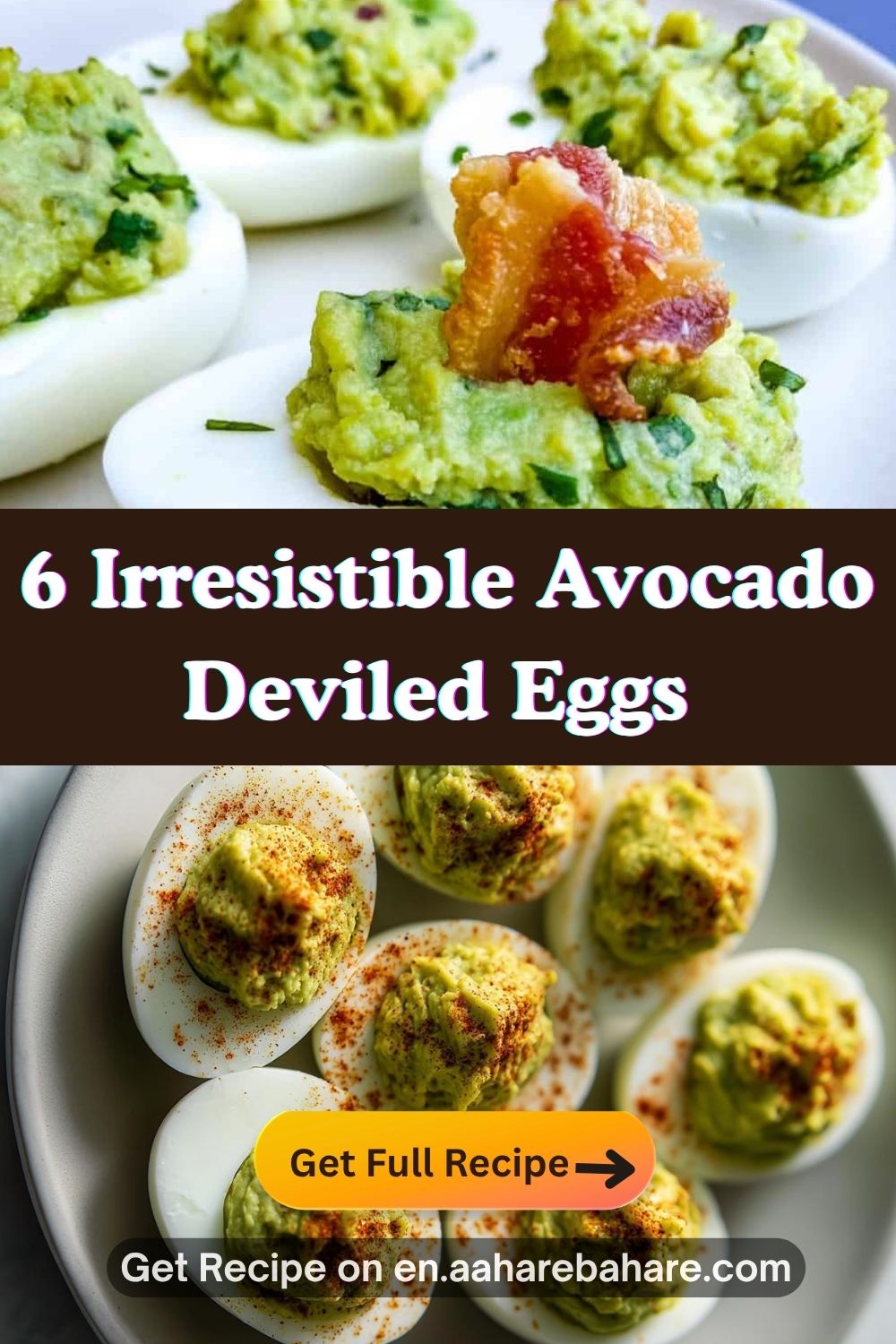 Avocado Deviled Eggs