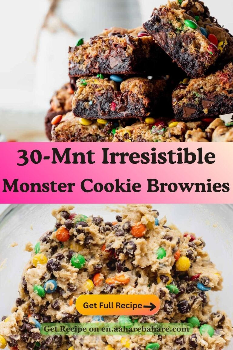 Monster Cookie Brownies