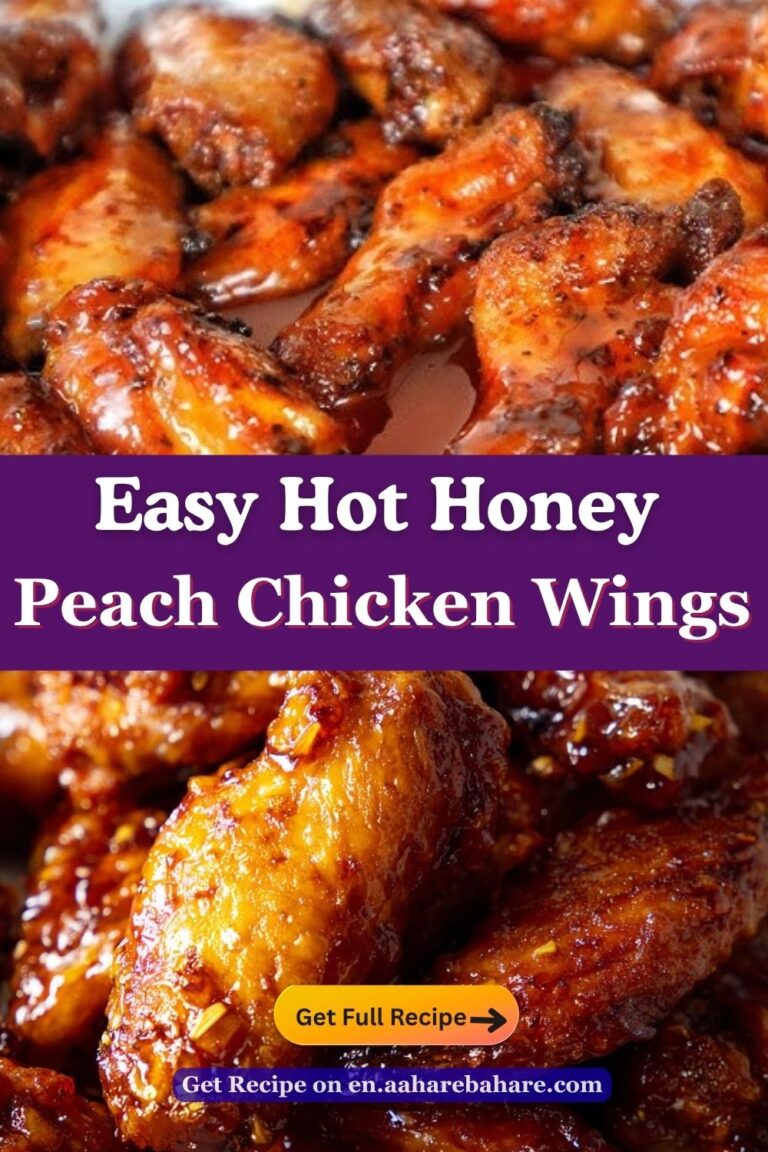 Honey Peach Chicken Wings