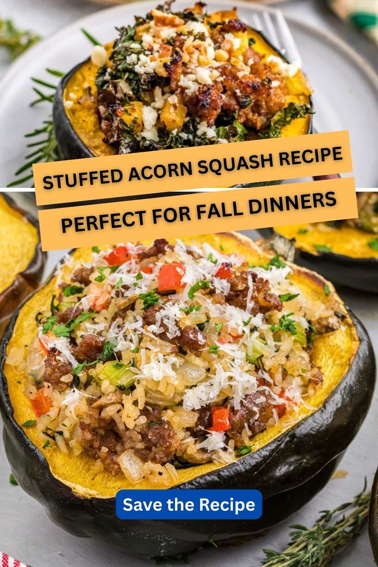 Stuffed Acorn Squash