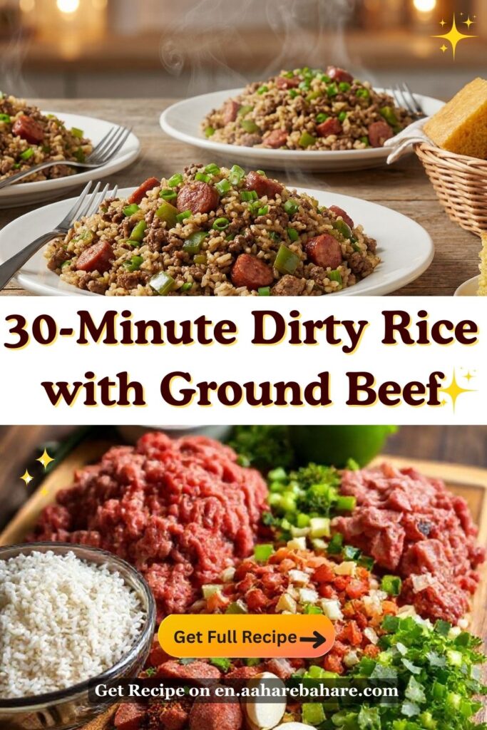 Dirty Rice with Ground Beef