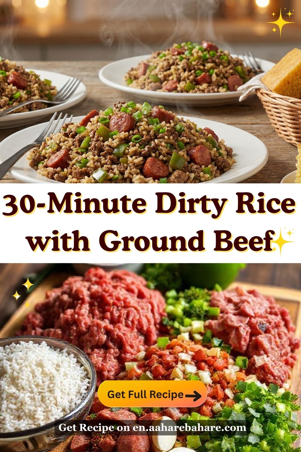 Dirty Rice with Ground Beef