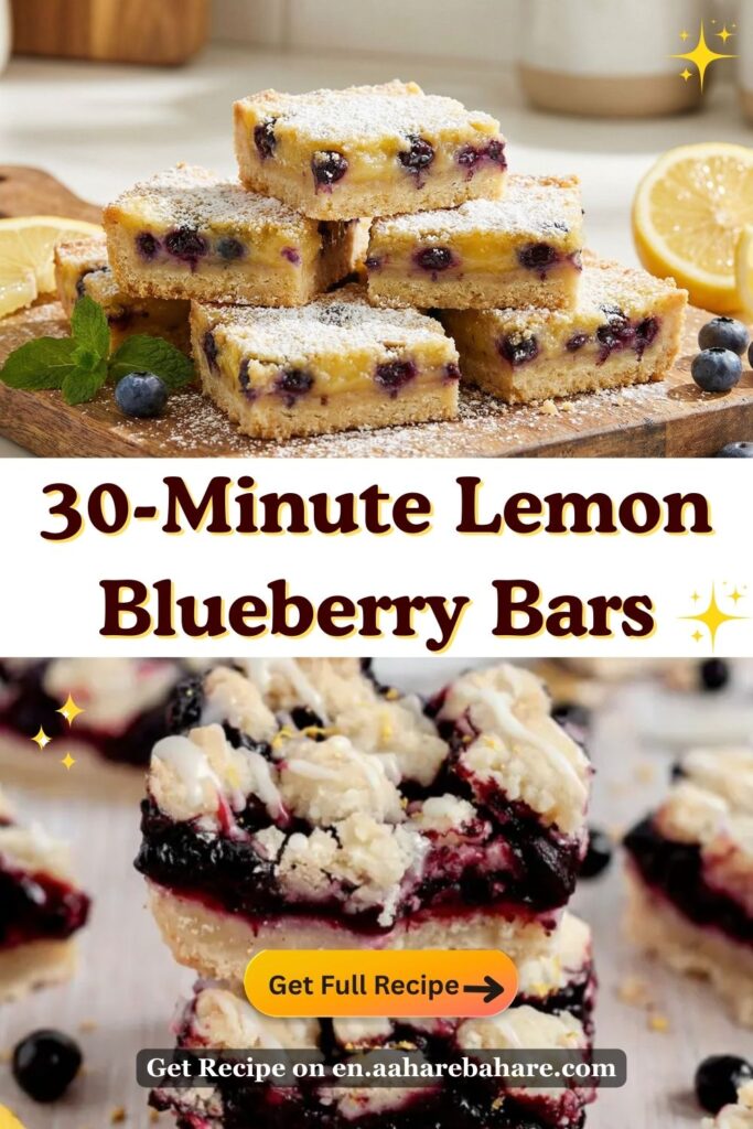 Lemon Blueberry Bars