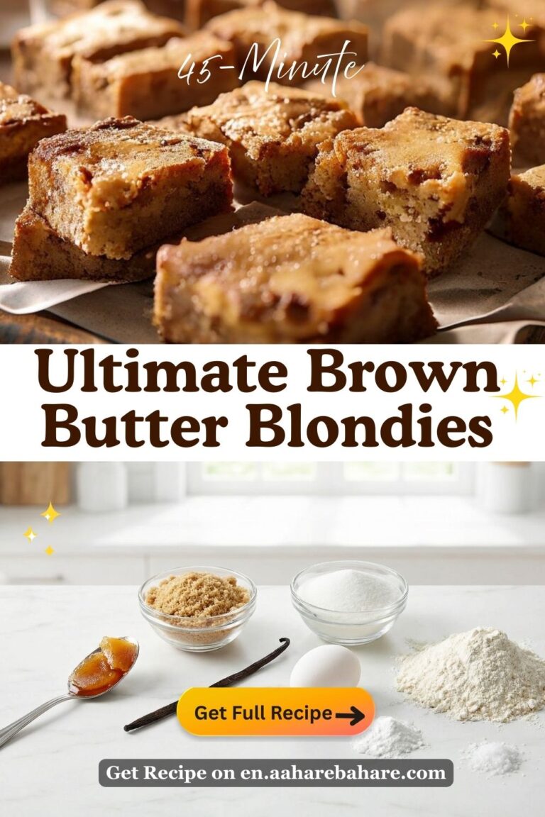 Brown Butter Blondies